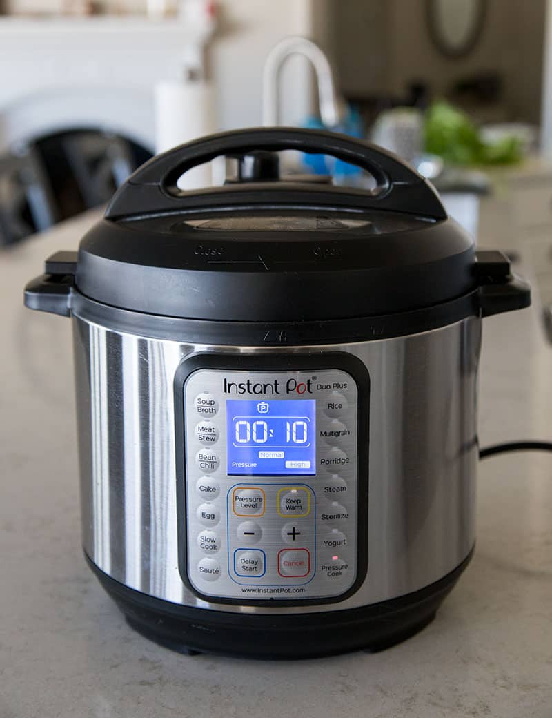 Pressure Cooker Chicken Shawarma with a 10 minute cook time in the Instant Pot