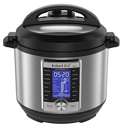 Instant Pot Ultra 60 Electric Pressure Cooker, 6-QT, Stainless Steel/Black