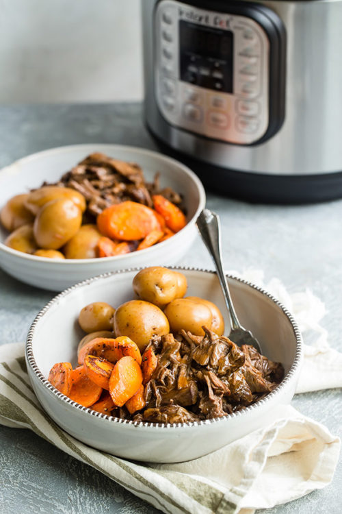 Make Old-Fashioned Pot Roast in the Instant Pot or other brand of electric pressure cooker