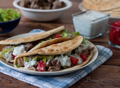 Pressure Cooker (Instant Pot) Greek Tacos