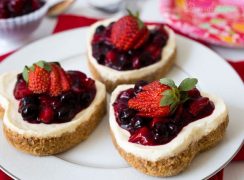 Pressure Cooker (Instant Pot) Heart Shaped Cheesecake