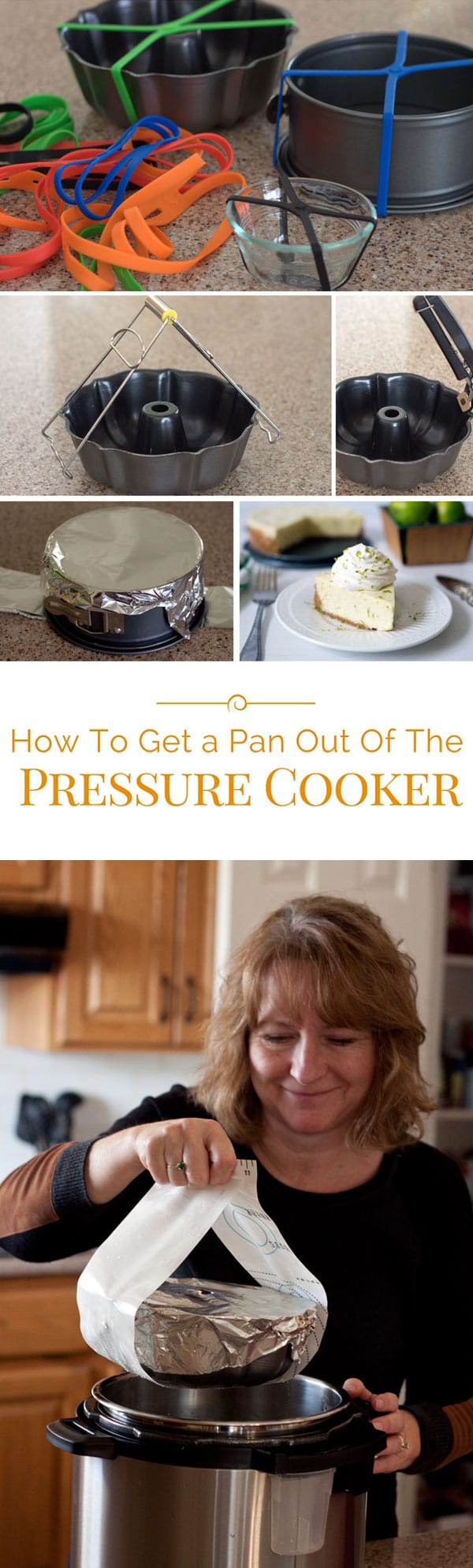 Need to know how to get a pan out of the pressure cooker? Using electric pressure cookers and multi-cookers like an Instant Pot is easy, and removing a pan from a pressure cooker is easy, too!