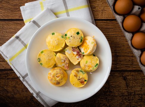 Instant Pot Egg Bites prepared in the Instant Pot