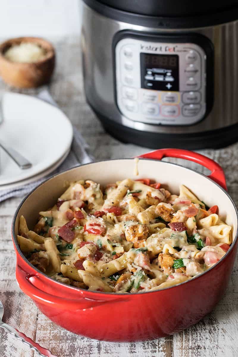Cooking Pressure Cooker Chicken Bacon Penne Pasta&nbsp in the Max.
