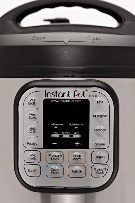 Instant Pot Duo Pressure Cooker Buttons