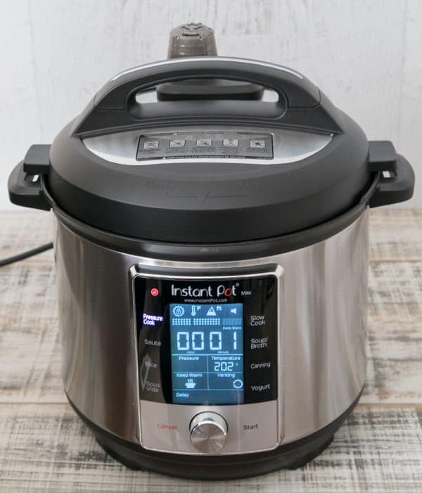 The Max has three pressure cooking levels