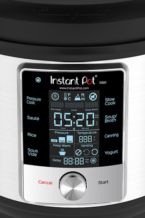Instant Pot Max buttons