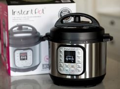 The new 3 quart Instant Pot Duo Mini pressure cooker is perfect for small families, college students and to use while you're traveling. 