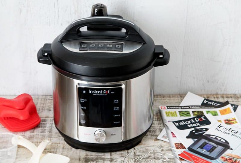 The Instant Pot Company continues to innovate and improve electric pressure cookers. Their newest model, the Instant Pot Max has lots of great new, innovative features. 