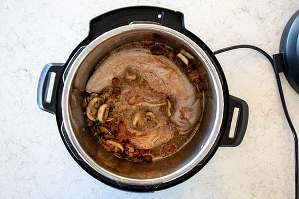 Making Pork Tenderloin Marsala and Penne Pasta in an Instant Pot