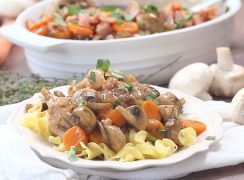 Pressure Cooker Coq au Vin Recipe | Can be made in an InstaPot or any brand of electric pressure cooker