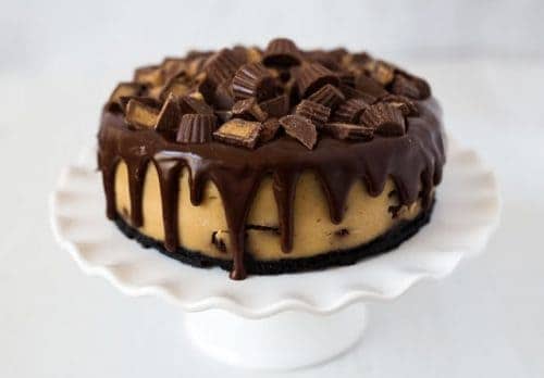 Pressure Cooker (Instant Pot) Peanut Butter Cup Cheesecake