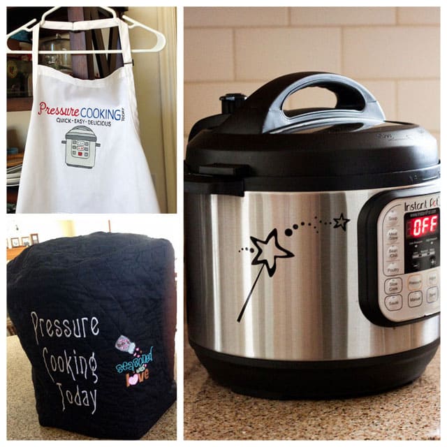 collage of Fun accessories for your pressure cooker