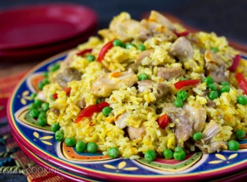 Pressure Cooker (Instant Pot) Arroz con Pollo