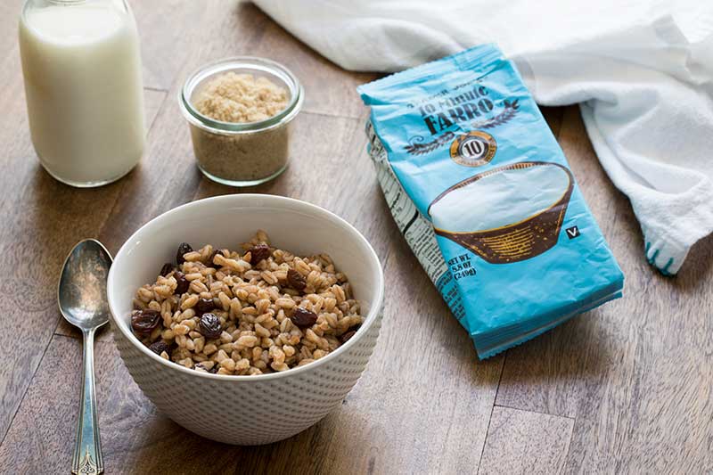 Instant Pot Farro is a great, healthy way to start the day. 