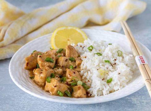 Pressure Cooker (Instant Pot) Chinese Lemon Chicken