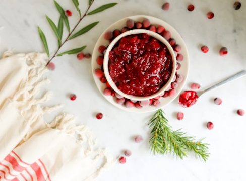 Pressure Cooker (Instant Pot) Cranberry Apple Sauce