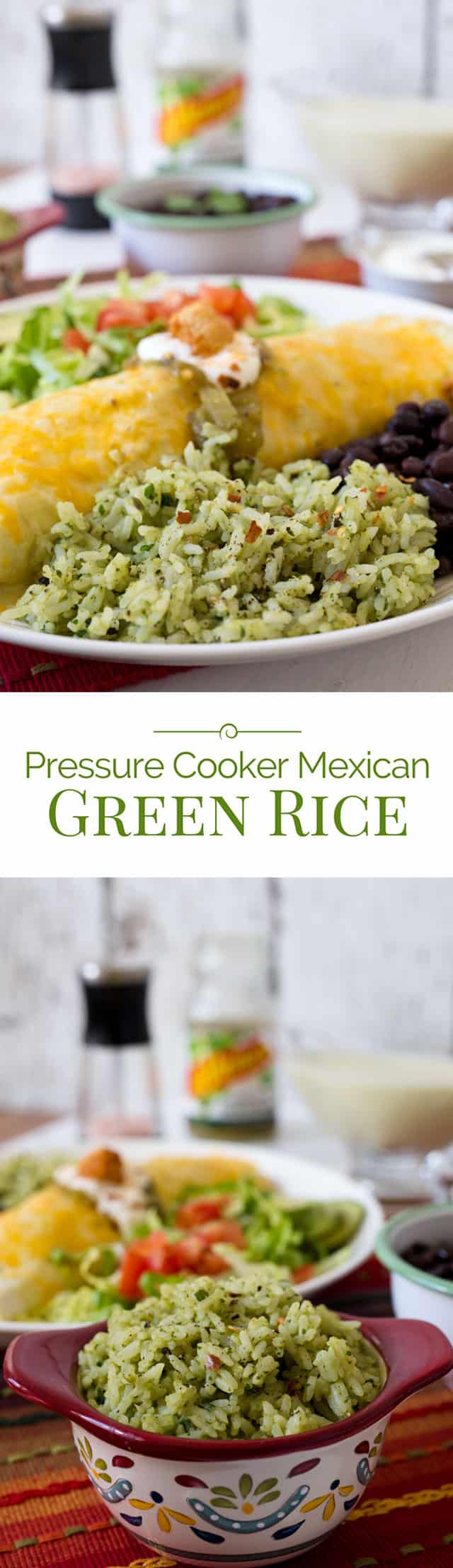 Pressure-Cooker-Mexican-Green-Rice-collage