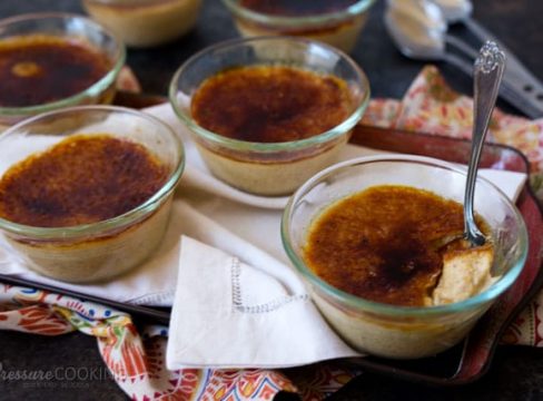 Pressure Cooker (Instant Pot) Pumpkin Crème Brûlée