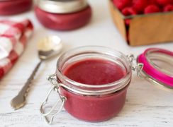 Pressure Cooker (Instant Pot) Raspberry Curd