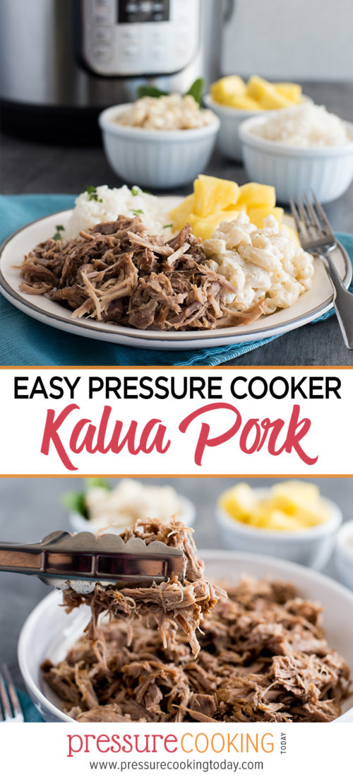 Easy 5-ingredient Instant Pot / Pressure Cooker Kalua Pork by Pressure Cooking Today