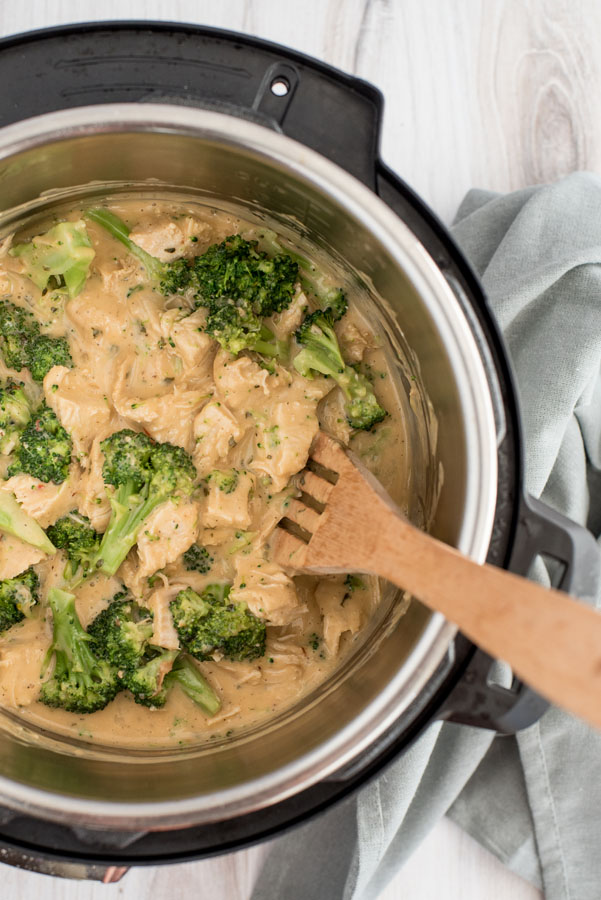 Cheesy Chicken and Brocoli for the Instant Pot, MultiPot, or Ninja Foodi
