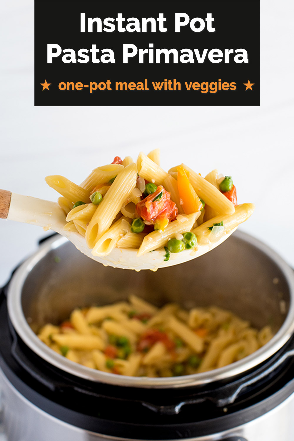 Instant Pot Pasta Primavera via @PressureCook2da