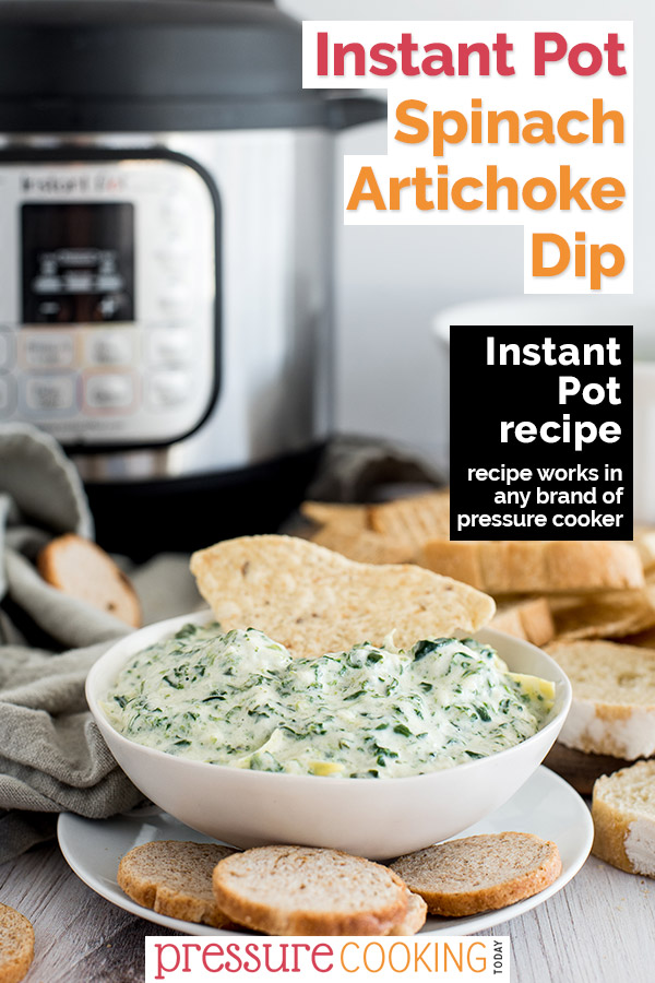 Instant Pot Spinach Artichoke dip is a quick and easy recipe that is perfect for any occasion.