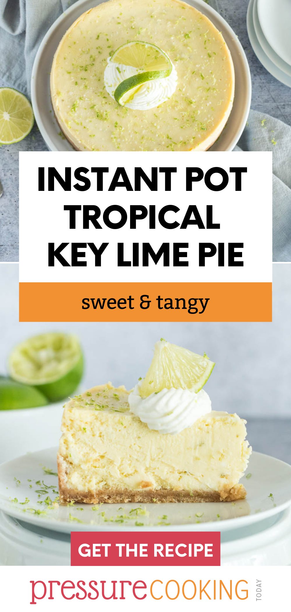 instant pot key lime pie pinterest button via @PressureCook2da