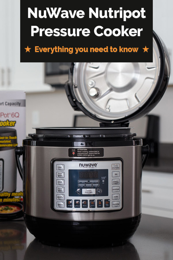 The NuWave NutriPot Pressure Cooker is a nice less expensive pressure cooker with some higher-end features like a push-button steam release and an easy carry handle. I’ll tell you everything you need to know to get it out of the box and into your kitchen. via @PressureCook2da