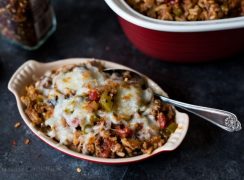 Pressure Cooker (Instant Pot) Stuffed Green Pepper Casserole